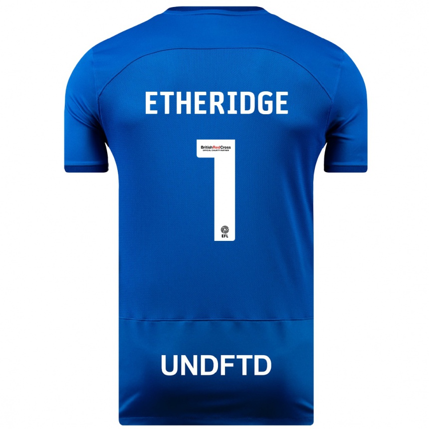 Mujer Fútbol Camiseta Neil Etheridge #1 Azul 1ª Equipación 2023/24 Perú