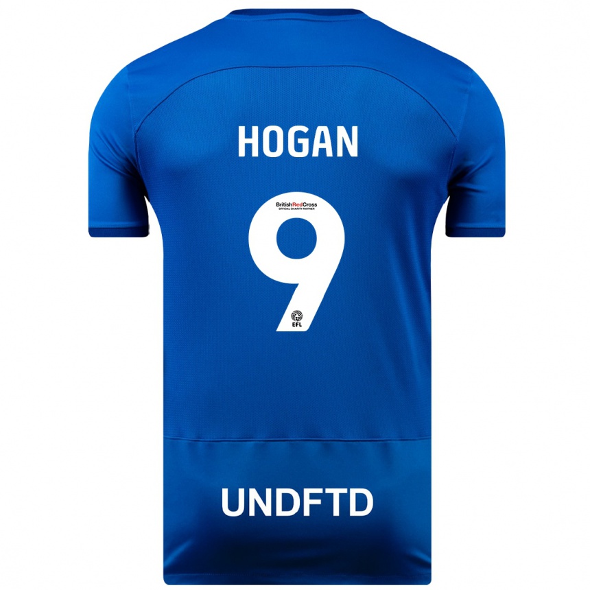 Mujer Fútbol Camiseta Scott Hogan #9 Azul 1ª Equipación 2023/24 Perú