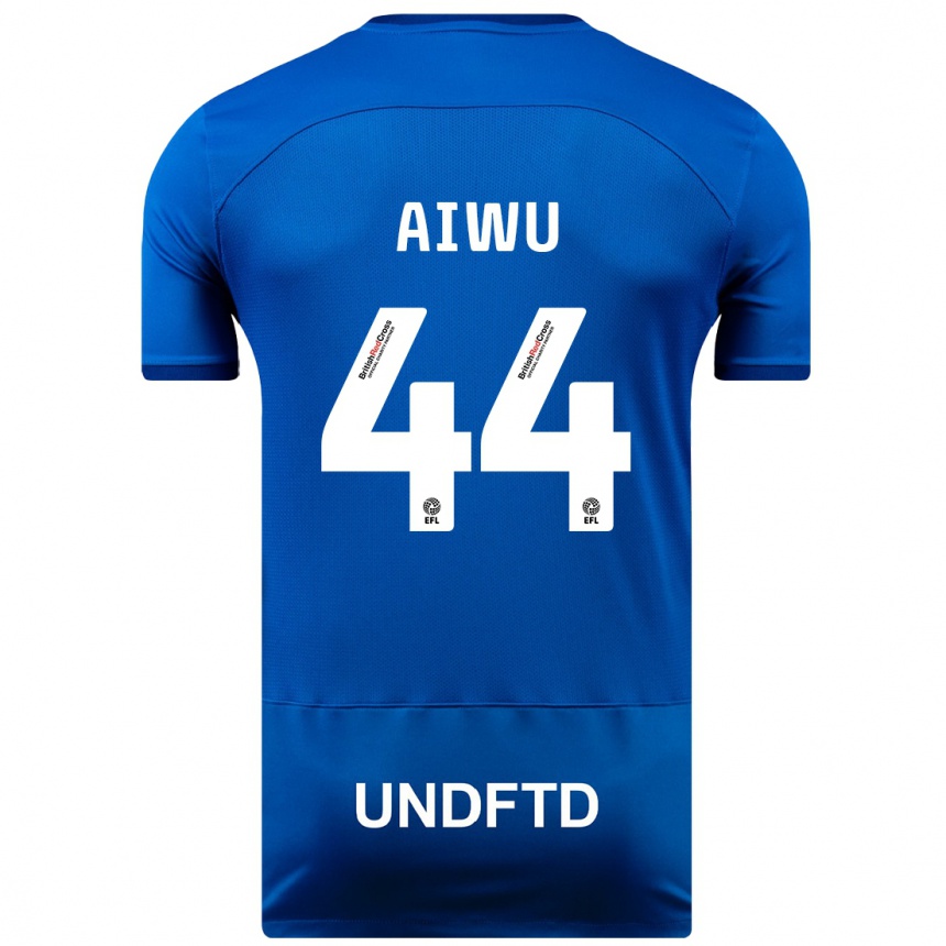 Mujer Fútbol Camiseta Emanuel Aiwu #44 Azul 1ª Equipación 2023/24 Perú