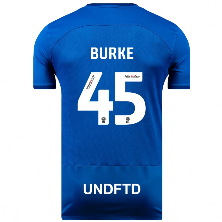 Mujer Fútbol Camiseta Oliver Burke #45 Azul 1ª Equipación 2023/24 Perú