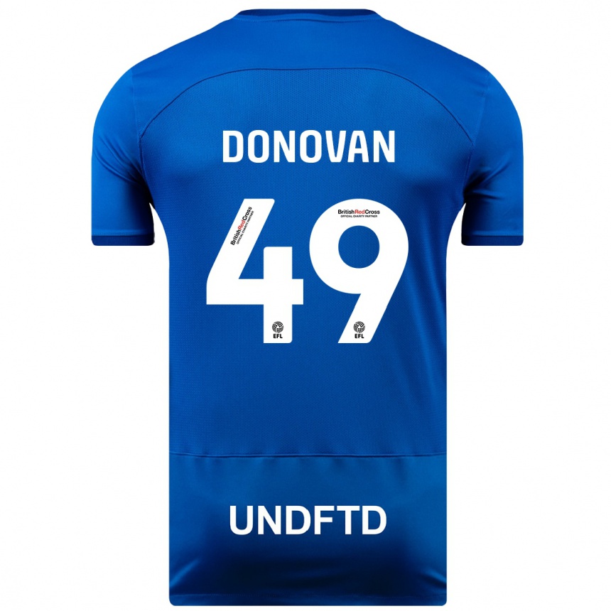 Mujer Fútbol Camiseta Romelle Donovan #49 Azul 1ª Equipación 2023/24 Perú