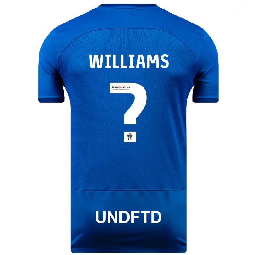 Mujer Fútbol Camiseta Pharell Williams #0 Azul 1ª Equipación 2023/24 Perú