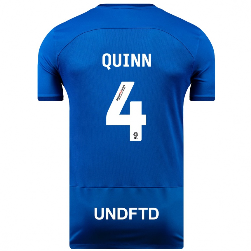 Mujer Fútbol Camiseta Louise Catherine Quinn #4 Azul 1ª Equipación 2023/24 Perú