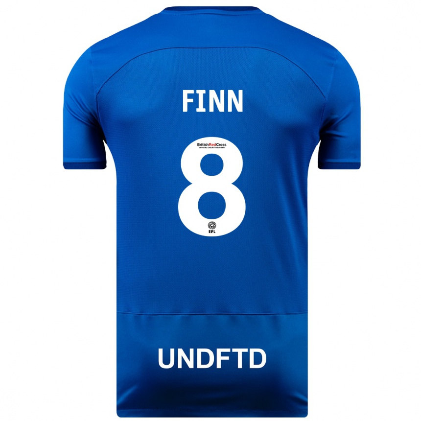 Mujer Fútbol Camiseta Jamie Finn #8 Azul 1ª Equipación 2023/24 Perú