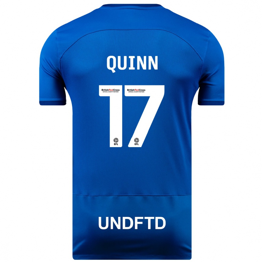 Mujer Fútbol Camiseta Lucy Quinn #17 Azul 1ª Equipación 2023/24 Perú