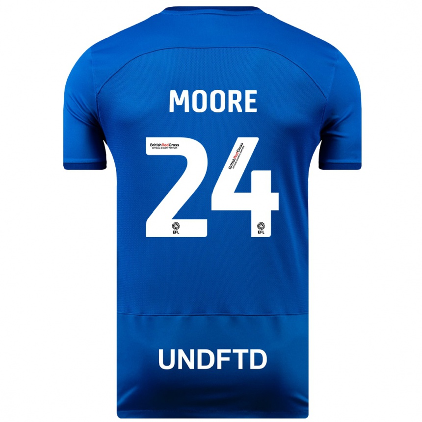 Mujer Fútbol Camiseta Jade Ellis Moore #24 Azul 1ª Equipación 2023/24 Perú