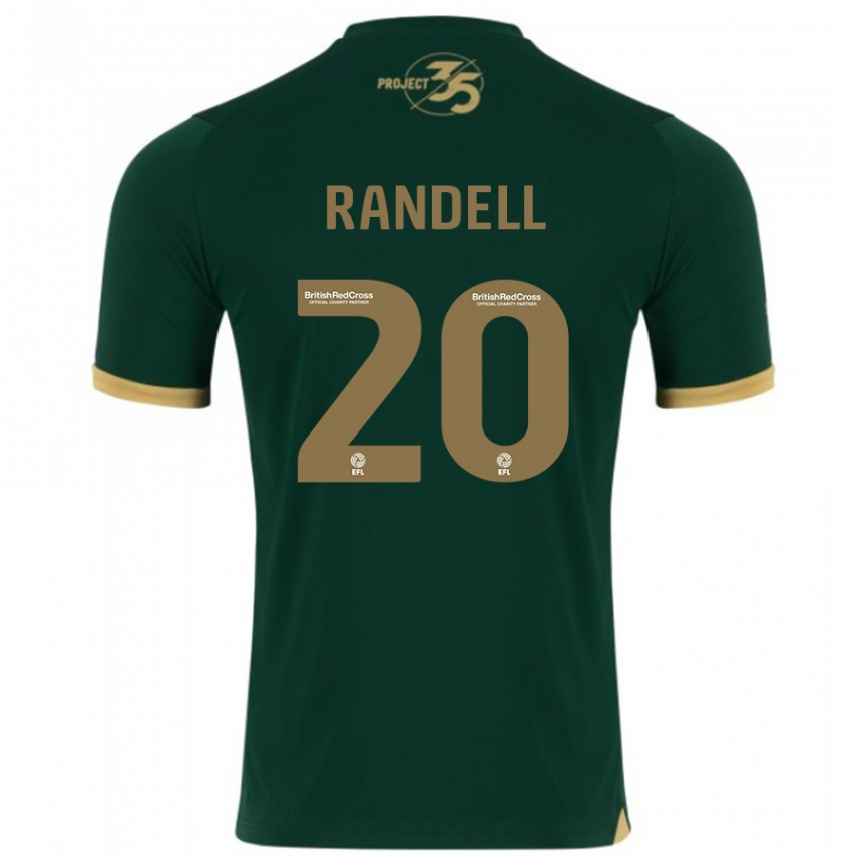 Mujer Fútbol Camiseta Adam Randell #20 Verde 1ª Equipación 2023/24 Perú