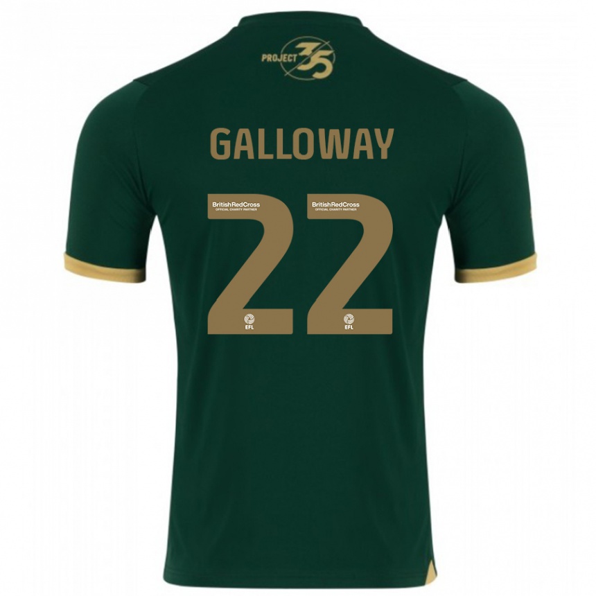 Mujer Fútbol Camiseta Brendan Galloway #22 Verde 1ª Equipación 2023/24 Perú