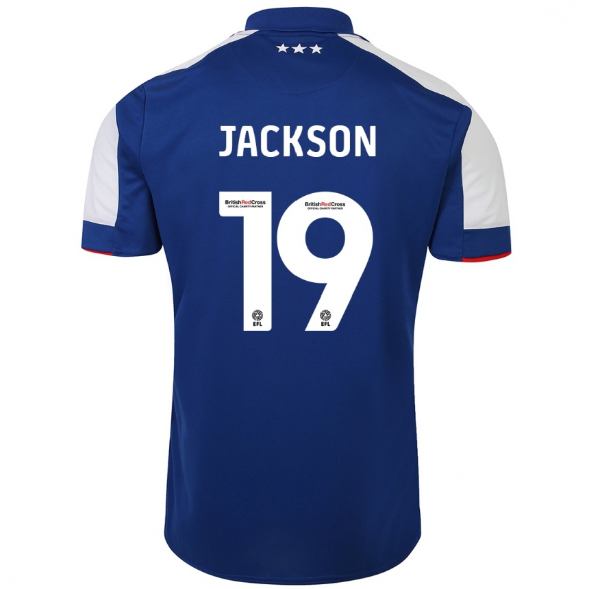 Mujer Fútbol Camiseta Kayden Jackson #19 Azul 1ª Equipación 2023/24 Perú