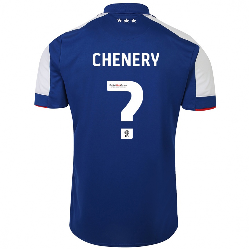 Mujer Fútbol Camiseta George Chenery #0 Azul 1ª Equipación 2023/24 Perú