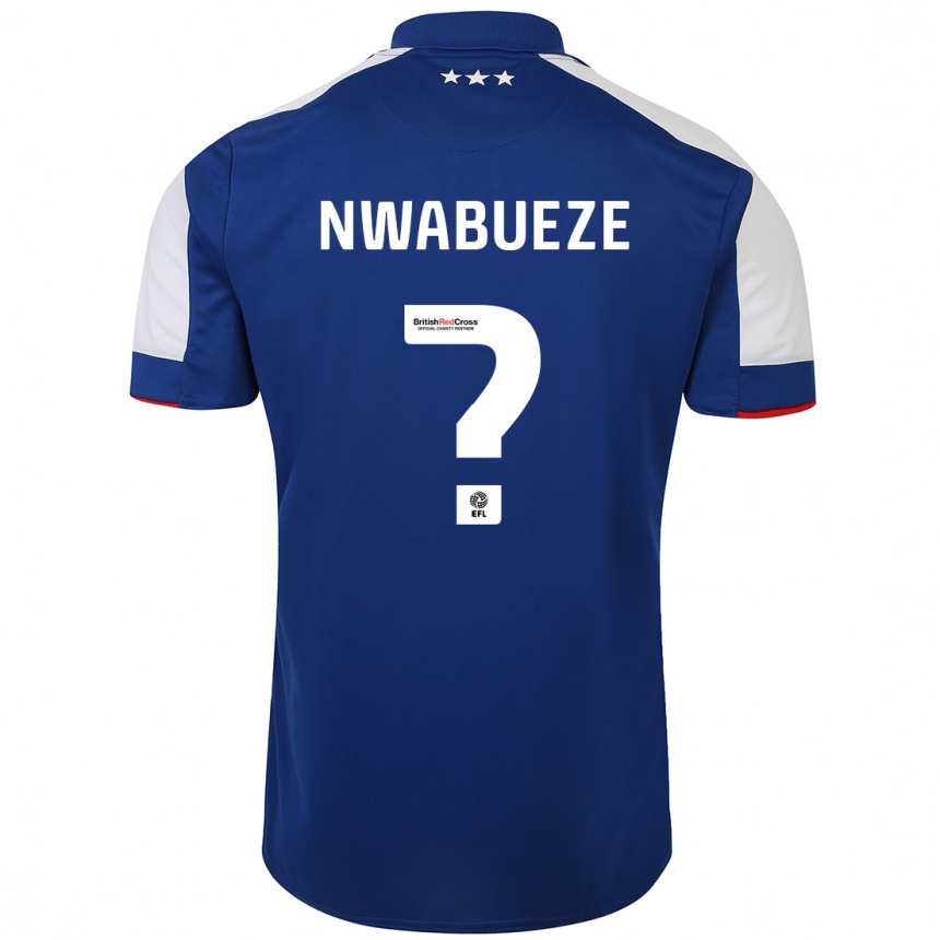 Mujer Fútbol Camiseta Jesse Nwabueze #0 Azul 1ª Equipación 2023/24 Perú