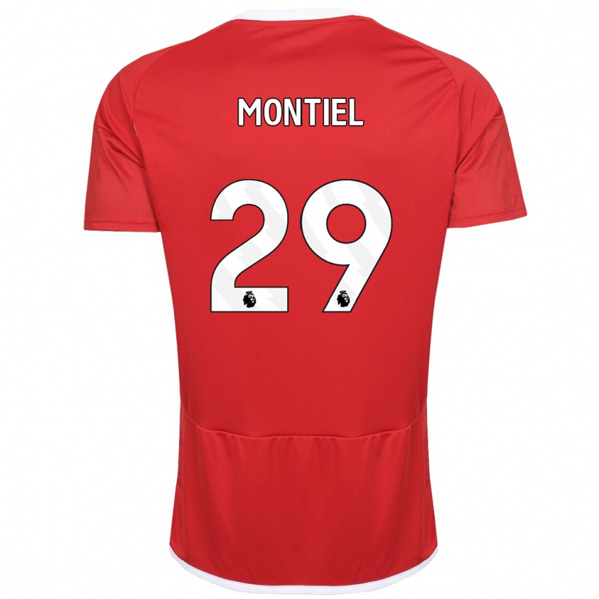 Mujer Fútbol Camiseta Gonzalo Montiel #29 Rojo 1ª Equipación 2023/24 Perú