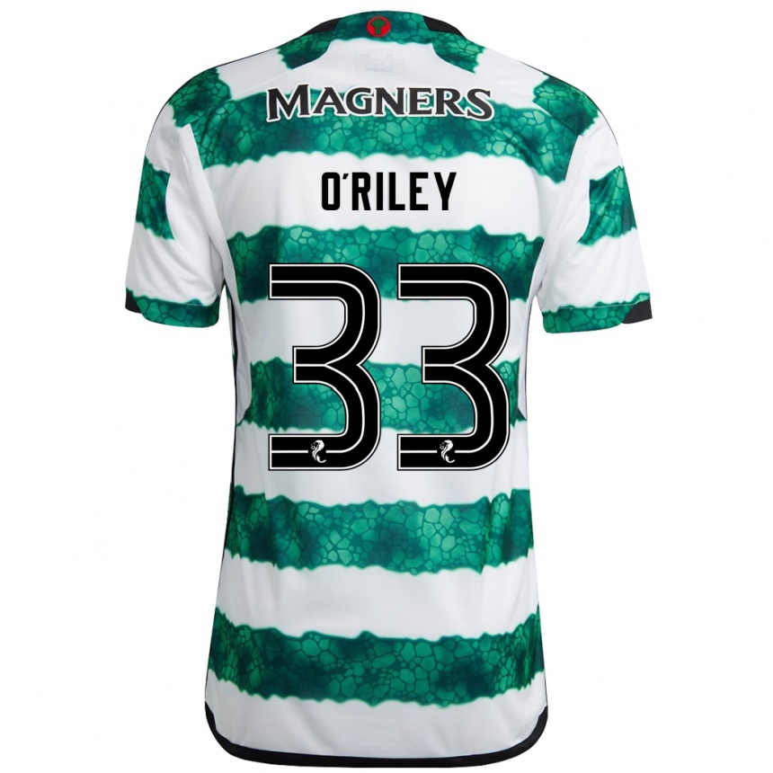 Mujer Fútbol Camiseta Matt O'riley #33 Verde 1ª Equipación 2023/24 Perú