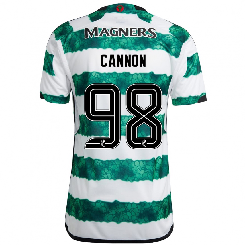 Mujer Fútbol Camiseta Aidan Cannon #98 Verde 1ª Equipación 2023/24 Perú