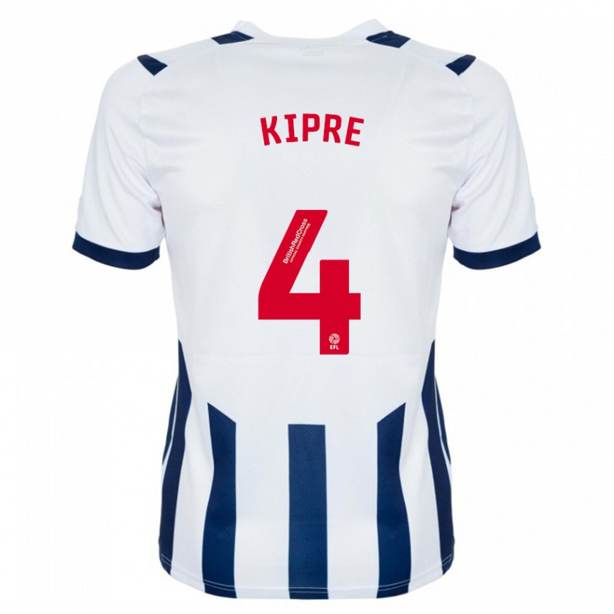 Mujer Fútbol Camiseta Cédric Kipré #4 Blanco 1ª Equipación 2023/24 Perú