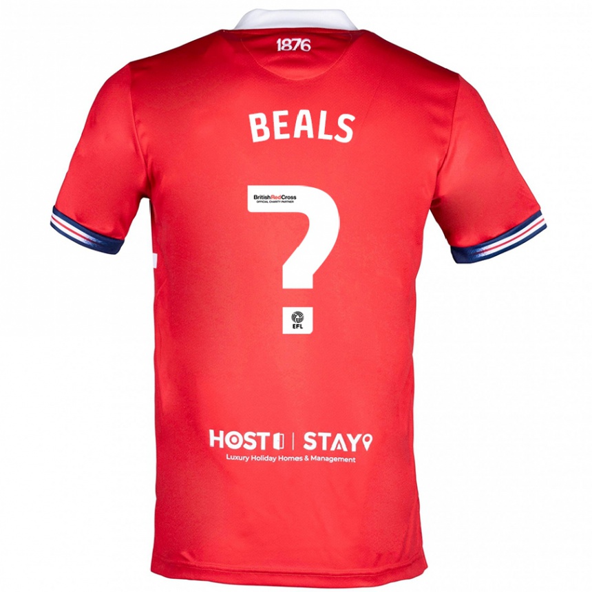 Mujer Fútbol Camiseta Ben Beals #0 Rojo 1ª Equipación 2023/24 Perú