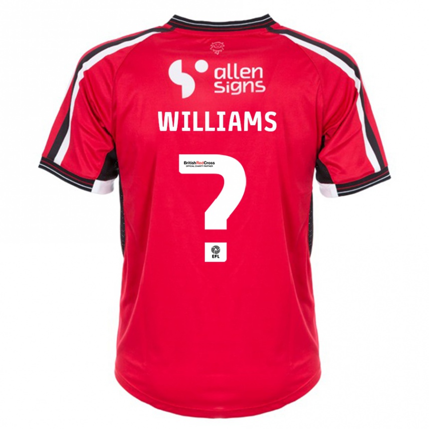 Mujer Fútbol Camiseta Katie Williams #0 Rojo 1ª Equipación 2023/24 Perú