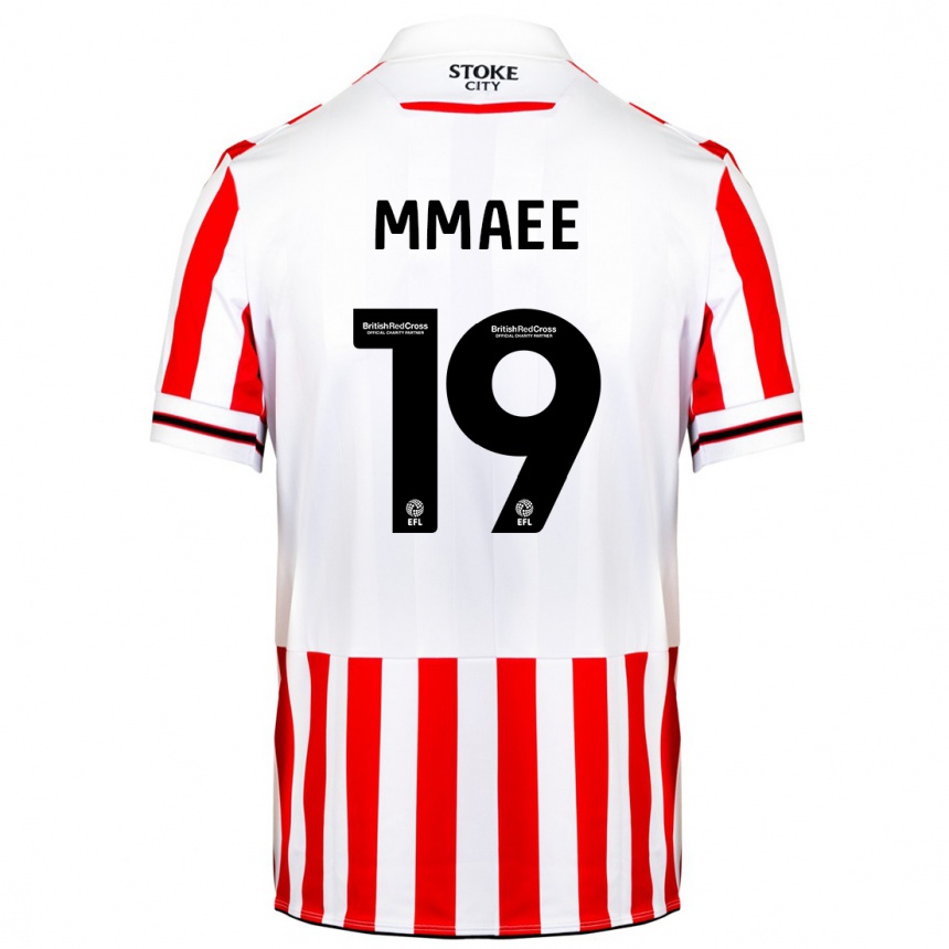 Mujer Fútbol Camiseta Ryan Mmaee #19 Rojo Blanco 1ª Equipación 2023/24 Perú