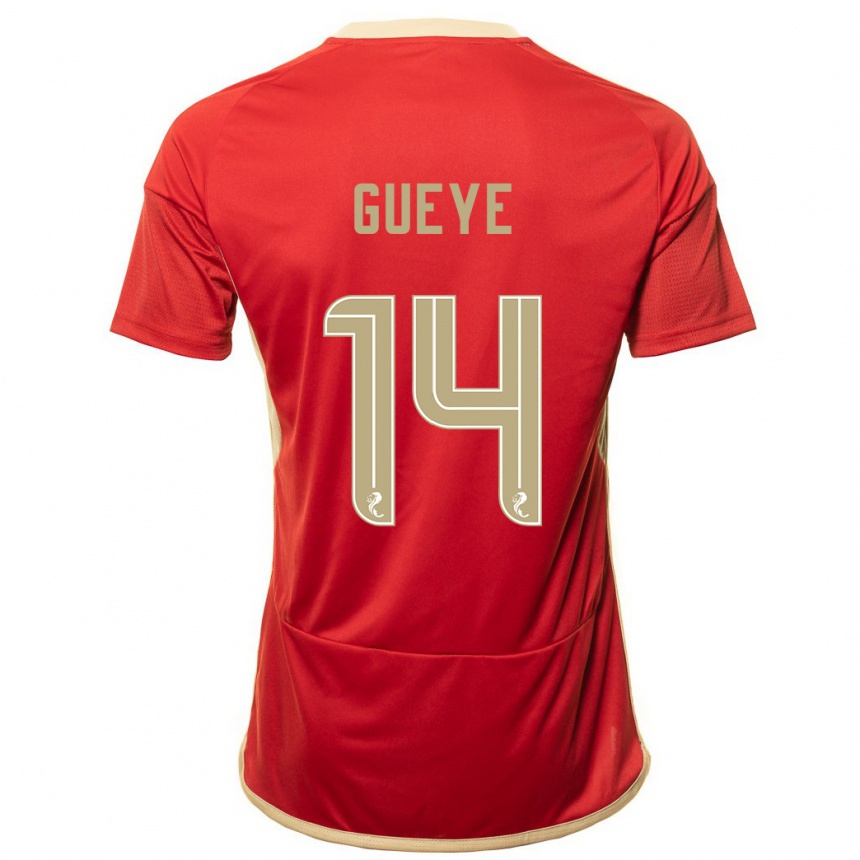 Mujer Fútbol Camiseta Pape Habib Gueye #14 Rojo 1ª Equipación 2023/24 Perú