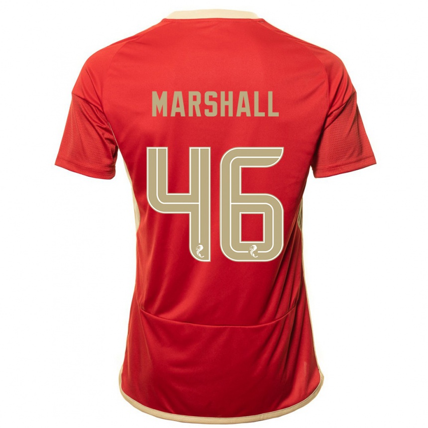 Mujer Fútbol Camiseta Findlay Marshall #46 Rojo 1ª Equipación 2023/24 Perú