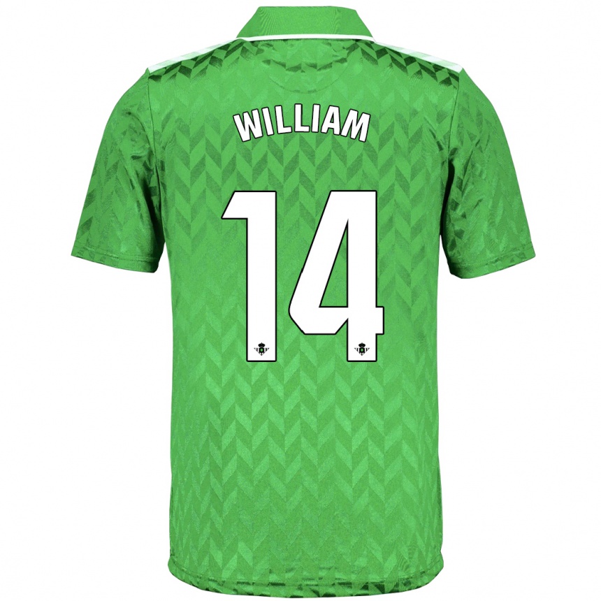 Mujer Fútbol Camiseta William Carvalho #14 Verde 2ª Equipación 2023/24 Perú