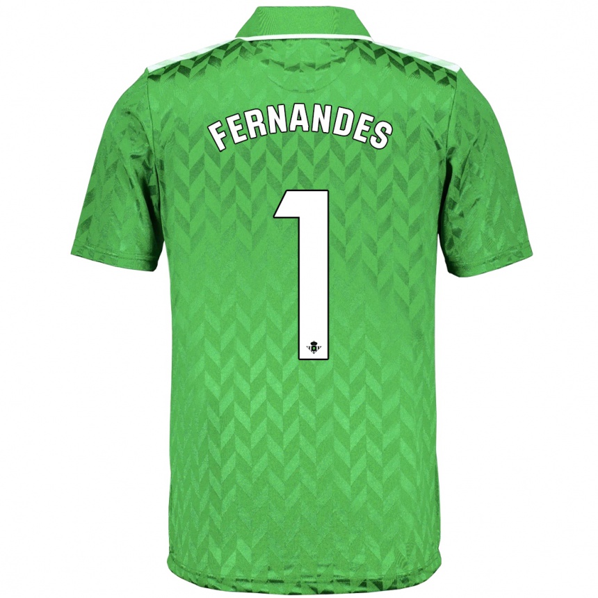 Mujer Fútbol Camiseta Guilherme Fernandes #1 Verde 2ª Equipación 2023/24 Perú