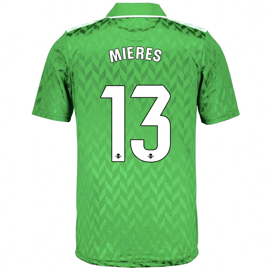 Mujer Fútbol Camiseta Malena Mieres García #13 Verde 2ª Equipación 2023/24 Perú