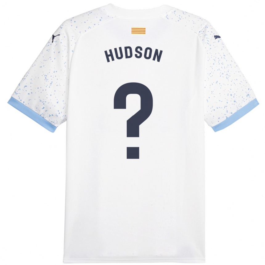 Mujer Fútbol Camiseta Hudson #0 Blanco 2ª Equipación 2023/24 Perú