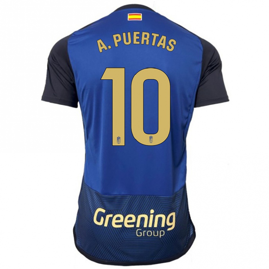 Mujer Fútbol Camiseta Antonio Puertas #10 Armada 2ª Equipación 2023/24 Perú