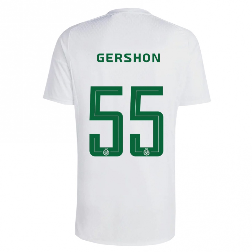 Mujer Fútbol Camiseta Rami Gershon #55 Verde Azul 2ª Equipación 2023/24 Perú