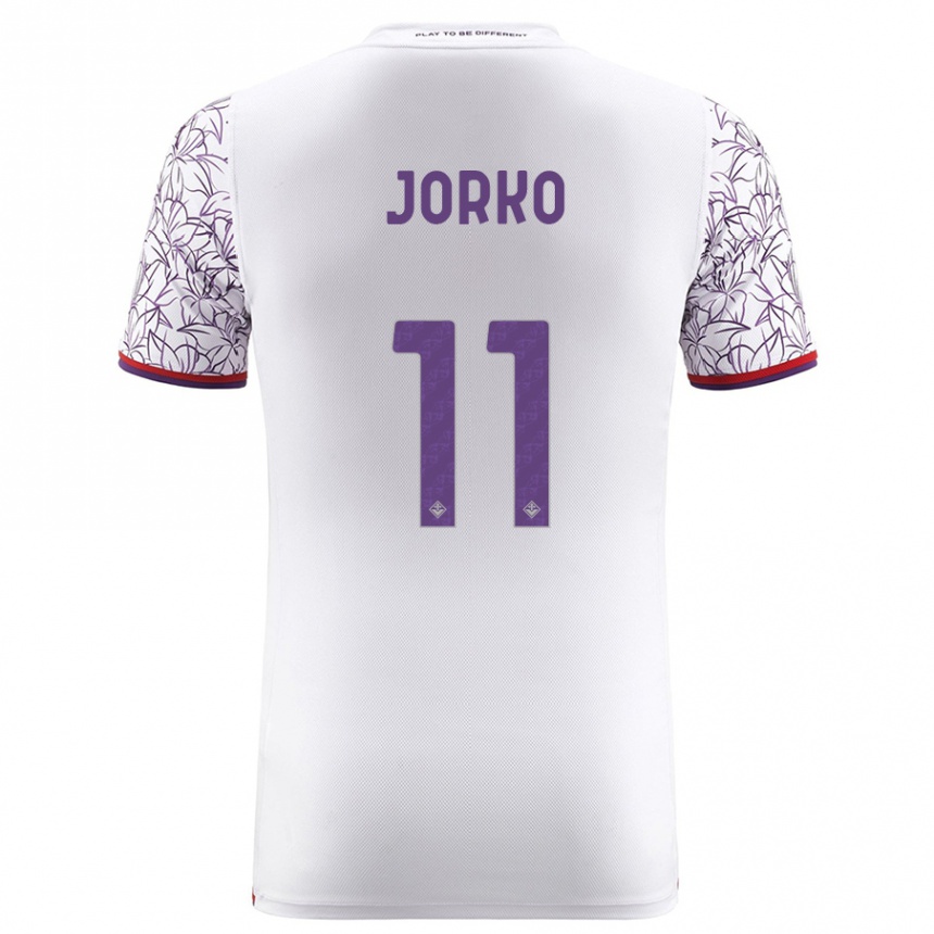 Mujer Fútbol Camiseta Jonathan Ikoné #11 Blanco 2ª Equipación 2023/24 Perú