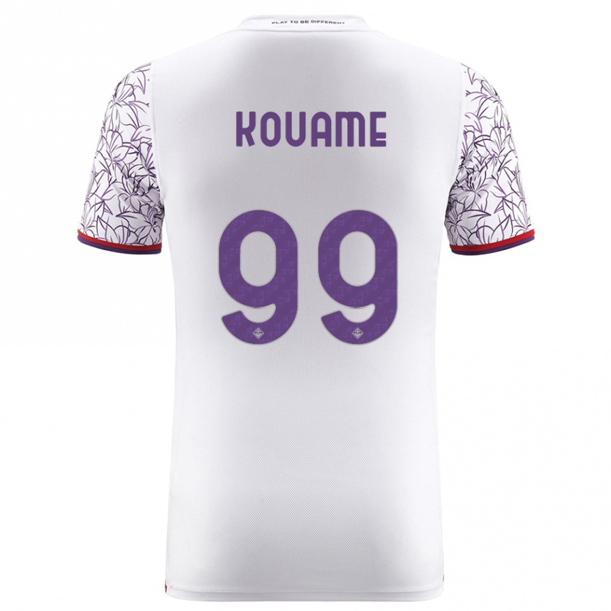 Mujer Fútbol Camiseta Christian Kouamé #99 Blanco 2ª Equipación 2023/24 Perú