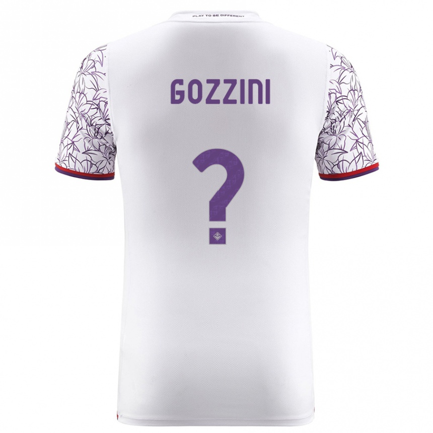 Mujer Fútbol Camiseta Gozzini #0 Blanco 2ª Equipación 2023/24 Perú