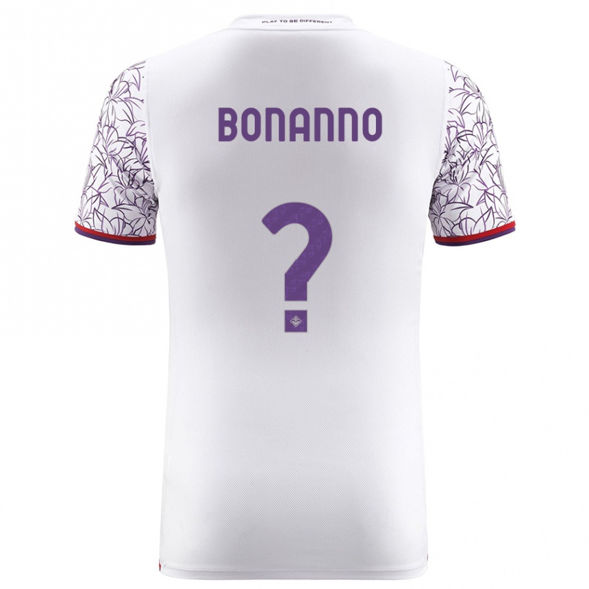 Mujer Fútbol Camiseta Piergiorgio Bonanno #0 Blanco 2ª Equipación 2023/24 Perú