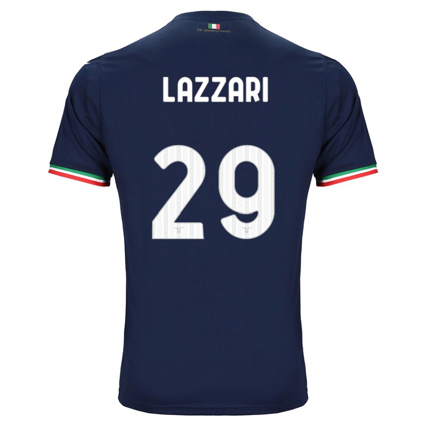 Mujer Fútbol Camiseta Manuel Lazzari #29 Armada 2ª Equipación 2023/24 Perú