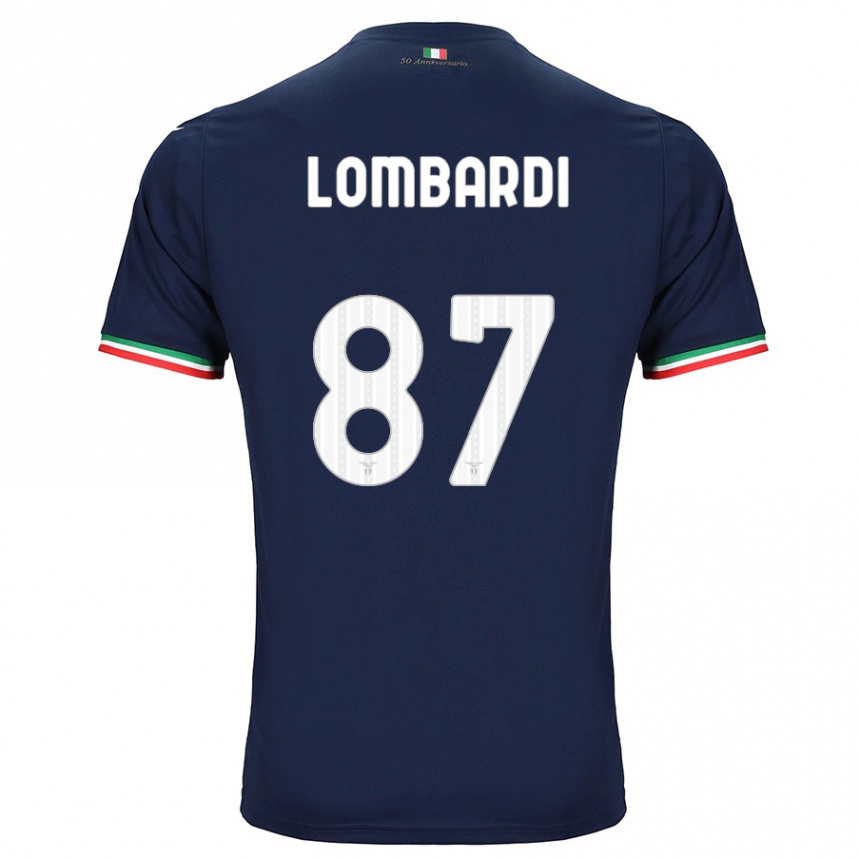 Mujer Fútbol Camiseta Cristiano Lombardi #87 Armada 2ª Equipación 2023/24 Perú