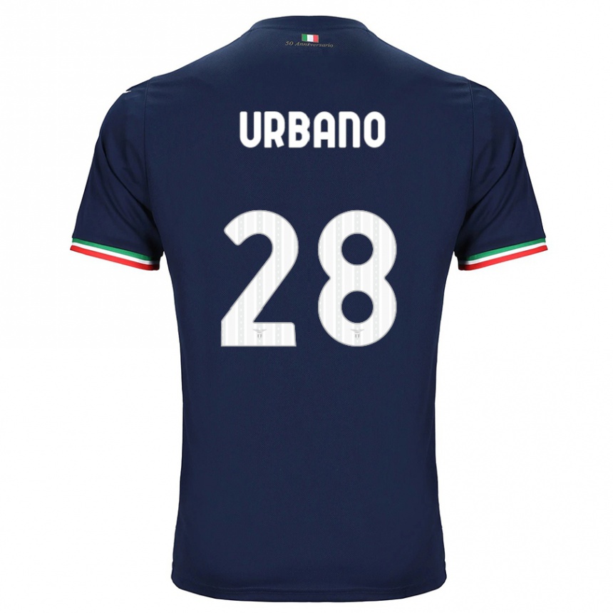 Mujer Fútbol Camiseta Nicolò Urbano #28 Armada 2ª Equipación 2023/24 Perú