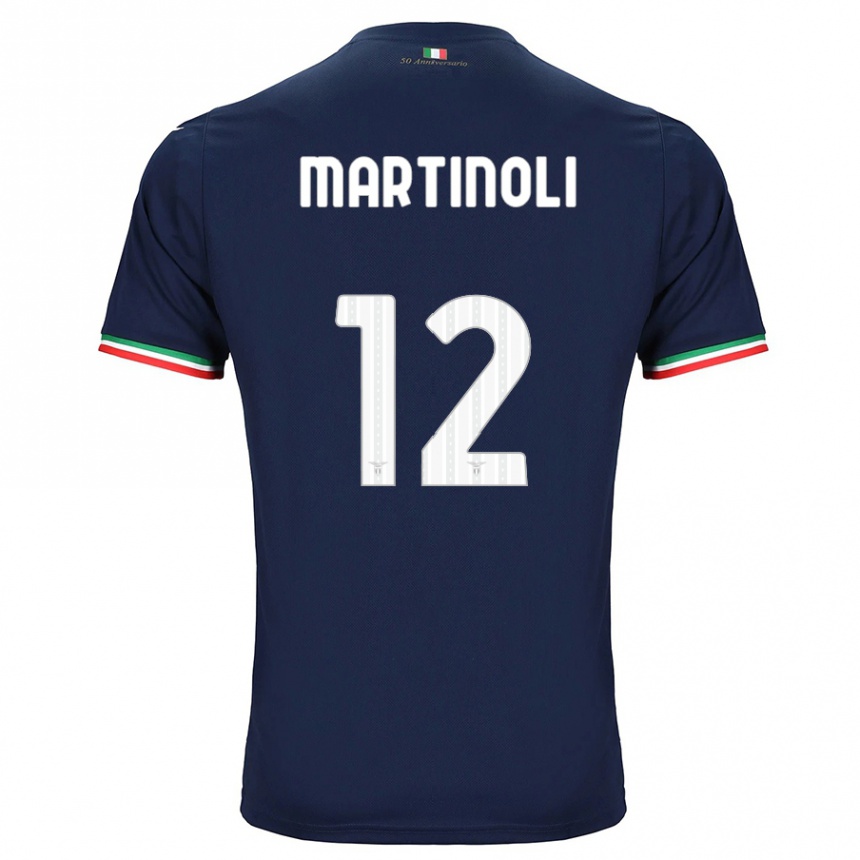 Mujer Fútbol Camiseta Elettra Martinoli #12 Armada 2ª Equipación 2023/24 Perú