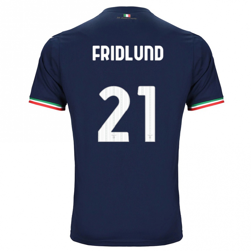 Mujer Fútbol Camiseta Johanne Fridlund #21 Armada 2ª Equipación 2023/24 Perú