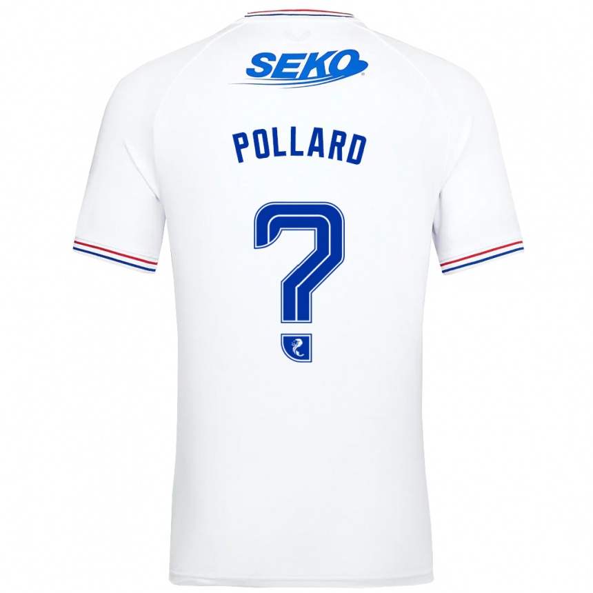 Mujer Fútbol Camiseta Lancelot Pollard #0 Blanco 2ª Equipación 2023/24 Perú