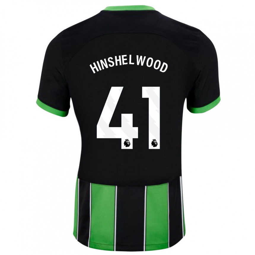 Mujer Fútbol Camiseta Jack Hinshelwood #41 Verde Negro 2ª Equipación 2023/24 Perú