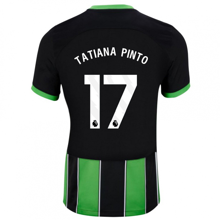 Mujer Fútbol Camiseta Tatiana Vanessa Ferreira Pinto #17 Verde Negro 2ª Equipación 2023/24 Perú