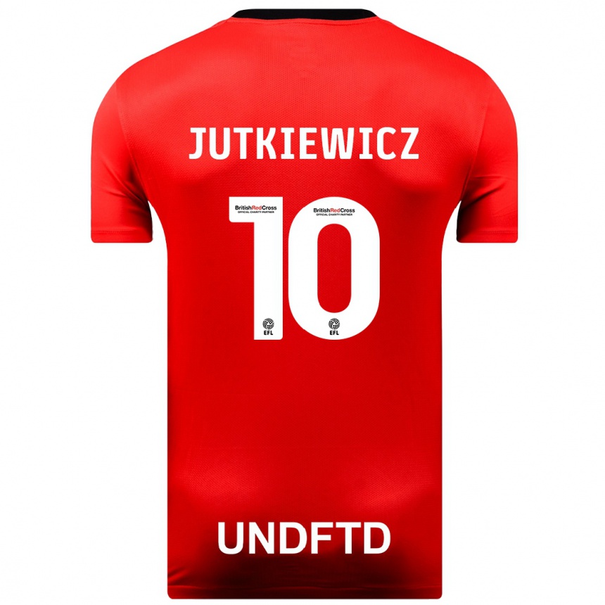 Mujer Fútbol Camiseta Lukas Jutkiewicz #10 Rojo 2ª Equipación 2023/24 Perú