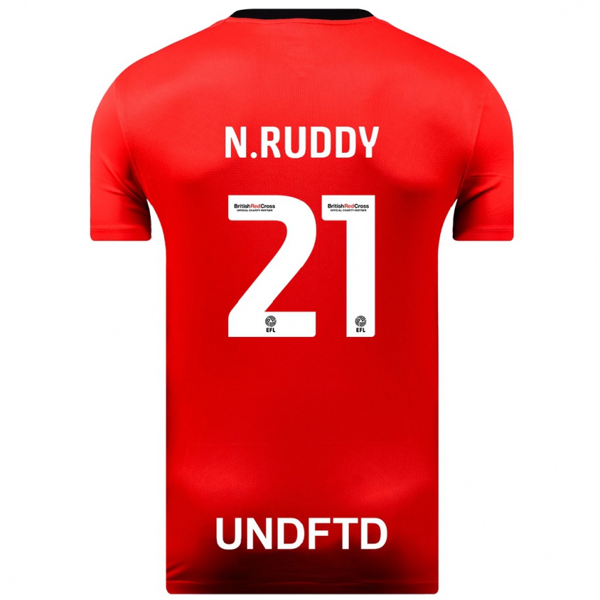 Mujer Fútbol Camiseta John Ruddy #21 Rojo 2ª Equipación 2023/24 Perú