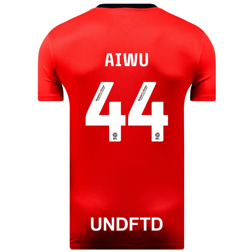 Mujer Fútbol Camiseta Emanuel Aiwu #44 Rojo 2ª Equipación 2023/24 Perú