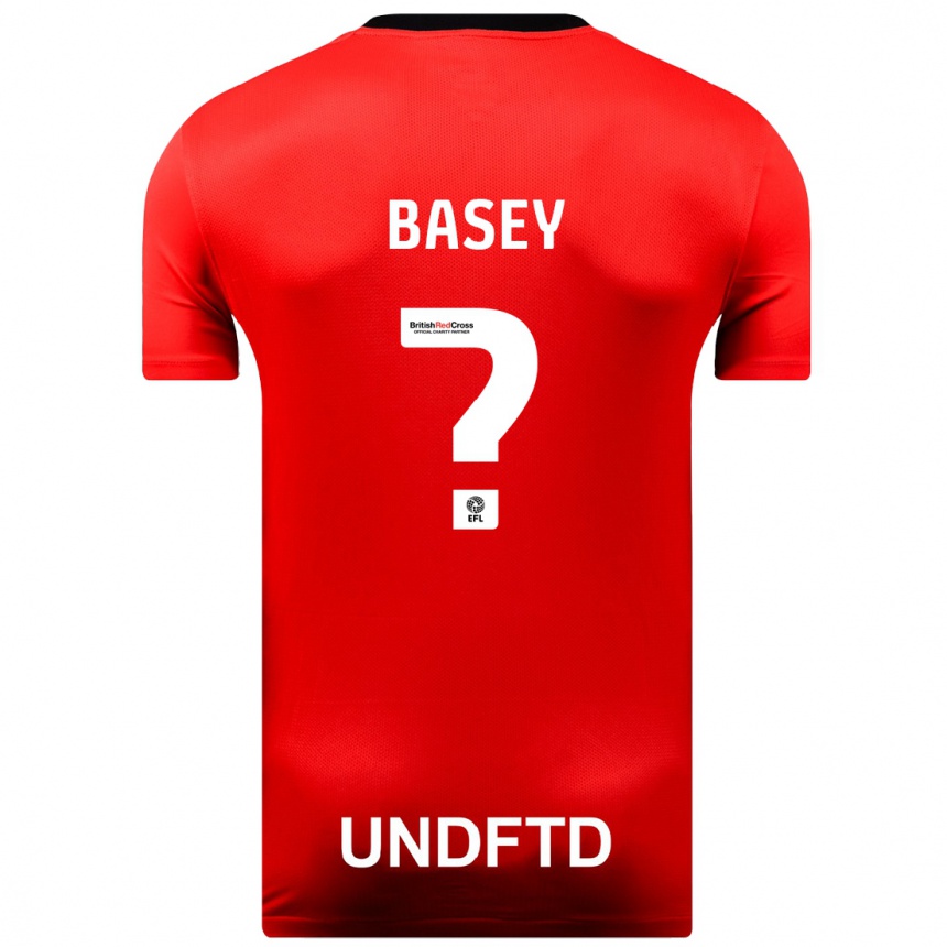 Mujer Fútbol Camiseta Oliver Basey #0 Rojo 2ª Equipación 2023/24 Perú