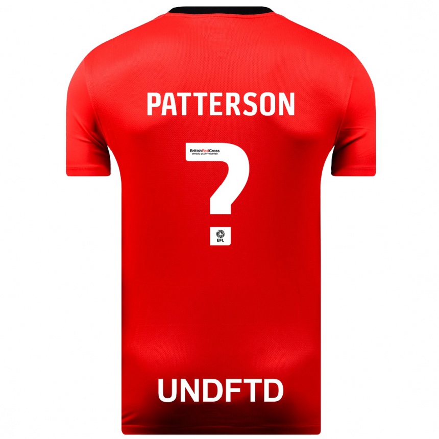 Mujer Fútbol Camiseta Rico Patterson #0 Rojo 2ª Equipación 2023/24 Perú