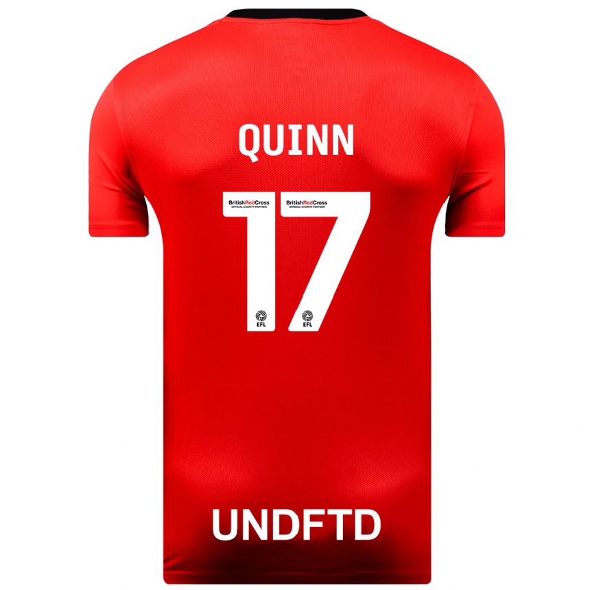 Mujer Fútbol Camiseta Lucy Quinn #17 Rojo 2ª Equipación 2023/24 Perú