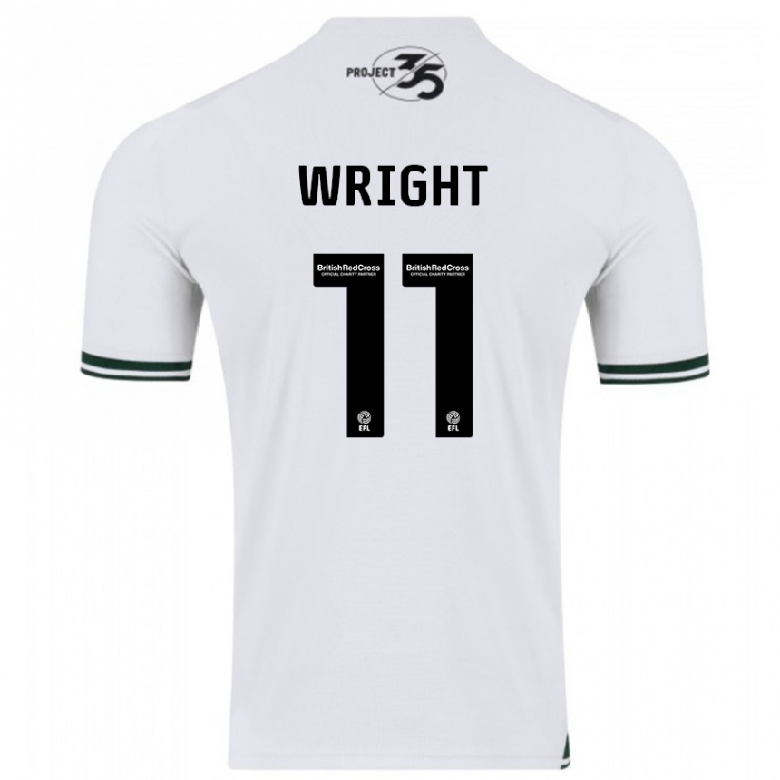 Mujer Fútbol Camiseta Callum Wright #11 Blanco 2ª Equipación 2023/24 Perú