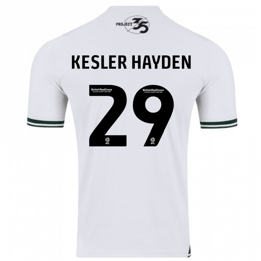 Mujer Fútbol Camiseta Kaine Kesler-Hayden #29 Blanco 2ª Equipación 2023/24 Perú